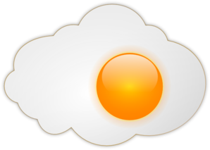 Fried egg PNG image-4488